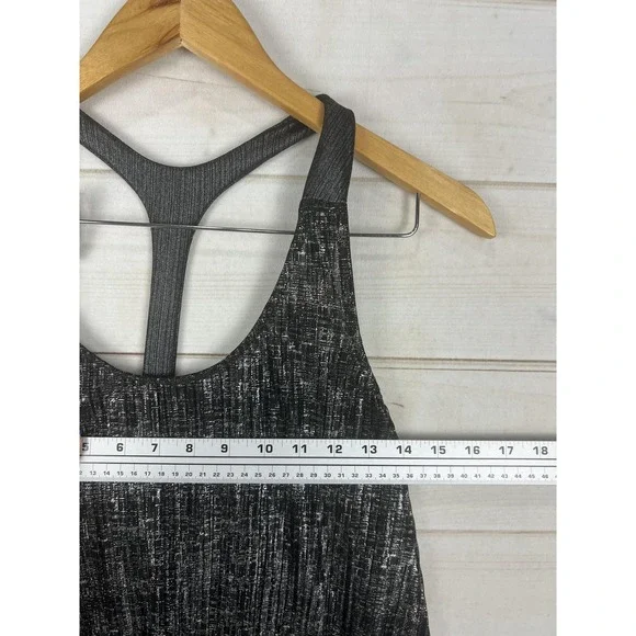 Weavers Tank Top Womens Small Black Metallic Pleated Racerback Bow Party Hi Low - Picture 4 of 5